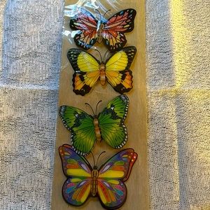 Crafter’s Square 3D Butterfly Stickers for Crafting, Floral arrangementss